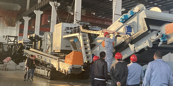 【發(fā)貨現場】上海東蒙DMI160RS履帶移動站助力城市“垃圾”變廢為寶